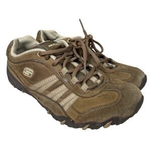 Sketchers Size 9.5 Women's Compulsions Blender Brown Casual Shoes Sneakers